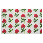  botanische afdruk, grote rode pony stof (Fat Quarter)