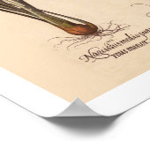 Botanische afdruk Narcissus Poster (Hoek)