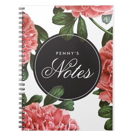  botanische afdruk | NOTITIEBOEK (Voorkant)