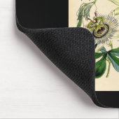 Botanische afdruk - Passievloer (Passiflora) Muismat (Hoek)