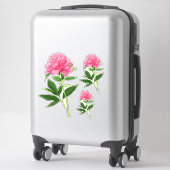  botanische afdruk, Pastel Pink Peony Sticker (Koffer)