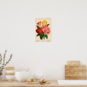  botanische afdruk - Tulpen Poster (Keuken)