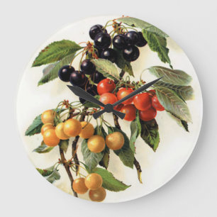 Botanische afdruk van kersen grote klok
