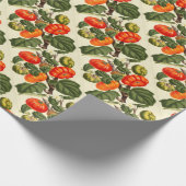 botanische afdrukken van tomaat cadeaupapier (Hoek)