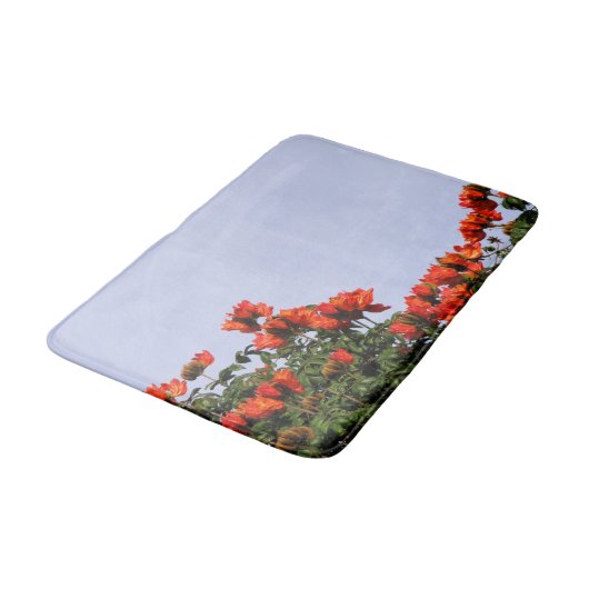 Botanische Afrikaanse Tulpboom Badmat (Gekanteld)