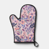 Botanische AI Art Oven Mitt voor Hedendaags Gebrui Ovenwant (Voorkant)