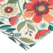 Botanische AI Floral Elegance tafelkleed (Gekanteld)