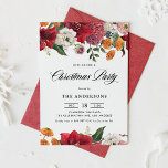 Botanische amaryllis en moeders kerstfeest kaart<br><div class="desc">Nodig familie en vrienden uit voor uw evenement met deze aanpasbare uitnodiging voor een kerstfeest. Het beschikt over waterverf amaryllis, rozen, ranunculus en chrysanten met een bijpassend bloemmotief. Deze botanische kerstfeestuitnodiging is perfect voor elk kerstfeestthema. Personaliseer deze uitnodiging voor een bloemig kerstfeest door de namen, datum, tijd, locatie en andere...</div>