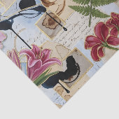 Botanische-Ambachtelijke Collage Tissue Tissuepapier (Detail)