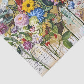 Botanische-Ambachtelijke Collage Tissue Tissuepapier (Detail)