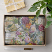 Botanische-Ambachtelijke Collage Tissue Tissuepapier (Geschenk)