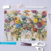 Botanische-Ambachtelijke Collage Tissue Tissuepapier (Craft)
