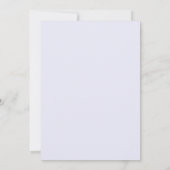 Botanische Amethyst Wilde Bloemen Bruiloft Kaart (Achterkant)
