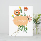 Botanische anemie Recipe Divider (Staand voorkant)