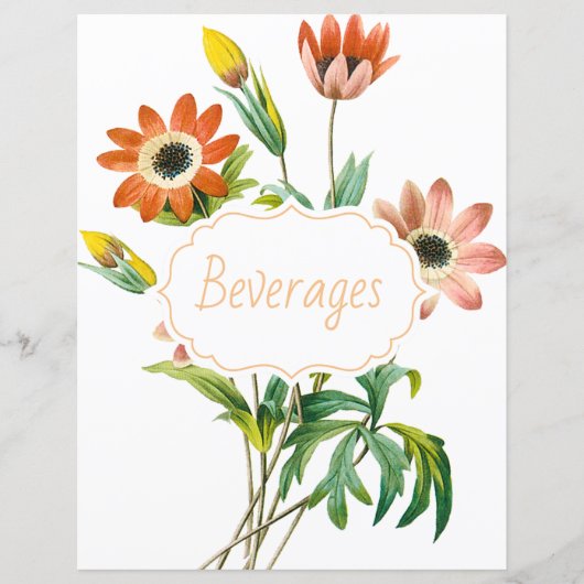 Botanische anemie Recipe divider/Index (Voorkant)