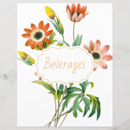 Botanische anemie Recipe divider/Index