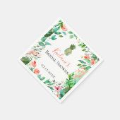 Botanische anische anasepanie op maat servet (Hoek)