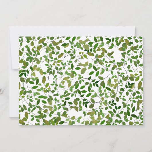 Botanische Apple-leraar Notitiekaartje (Achterkant)