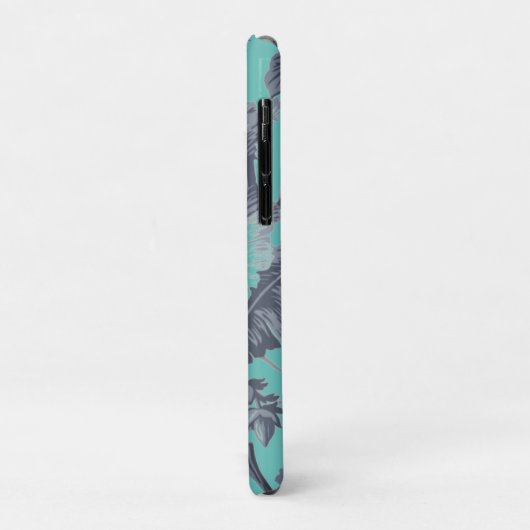 Botanische Aqua Chinoiserie Hoesje-Mate iPhone Cas Case-Mate iPhone Case (Achterkant/links)