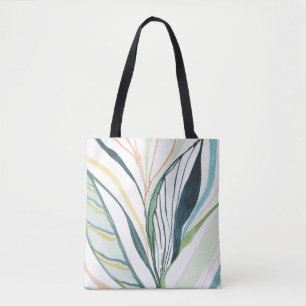 Botanische Aquarel Abstracte Kunst Tas