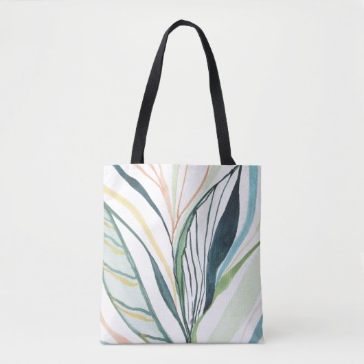 Botanische Aquarel Abstracte Kunst Tas (Voorkant)