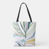 Botanische Aquarel Abstracte Kunst Tas (Achterkant)