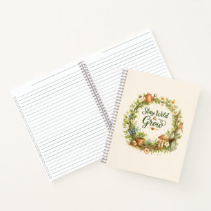 Botanische Aquarel Bloemenkrans Inspirerend Notitieboek