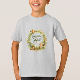 Botanische Aquarel Bloemenkrans Inspirerend  T-shirt
