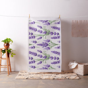 Botanische Aquarel Lavendel Naai- en Ambachtstof Stof