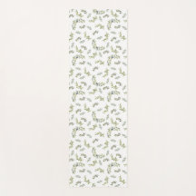 Botanische Aquarel Saliegroen Olijfpatroon 