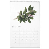 Botanische Aquarellen Kalender 2026 (Feb 2027)