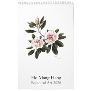 Botanische Aquarellen Kalender 2026