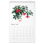 Botanische Aquarellen Kalender 2026 (Feb 2027)
