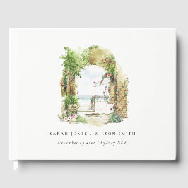 Botanische Arch Sand Beach Seascape Weddenschap Gastenboek