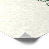 Botanische aromatherapie illustratie van Ylang Yla Poster (Hoek)