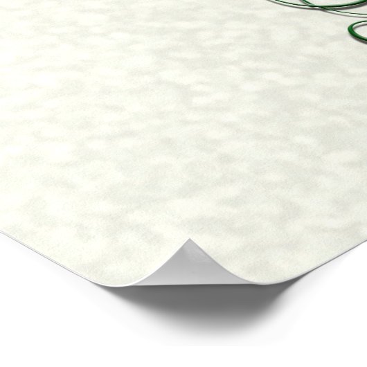 Botanische aromatherapie illustratie van Ylang Yla Poster (Hoek)