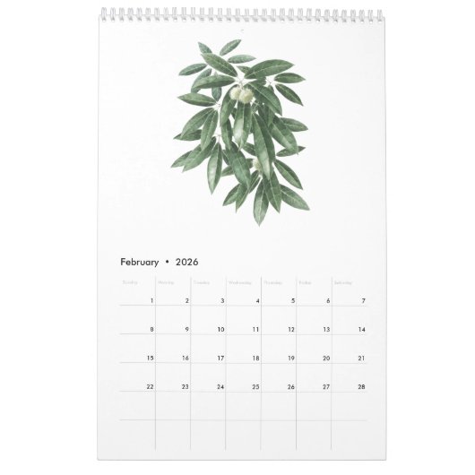 Botanische art kalender 2023 (Feb 2026)