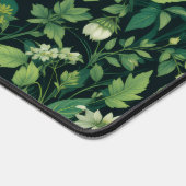 Botanische Art Nouveau Desk Mat - Sage Green Flora (Hoek)