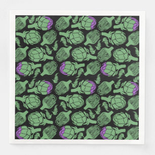 Botanische Artisjok Art Home Decor Servet