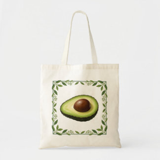 Botanische Avocado Tote Bag