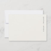 Botanische baardwand in kustbeach RSVP kaartje (Achterkant)