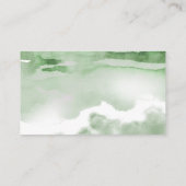 Botanische Baby shower voor het aanvragen van een  Informatiekaartje (Achterkant)