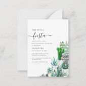 Botanische Bachelorette Weekend Party Budget Uitno Notitiekaartje (Voorkant)