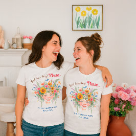 Botanische Bad Hair Day Funny Floral Real Estate Tanktop