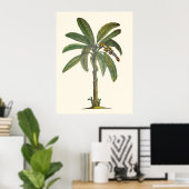 Botanische bananenboom poster (Thuiskantoor)