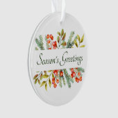 Botanische banner aangepaste ornament (voorkant)