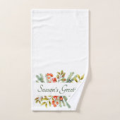 Botanische banner douche handdoek op maat (Handdoek)