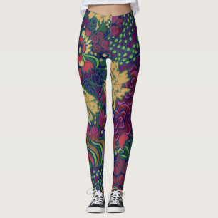 Botanische Beauty Bloemen Leggings