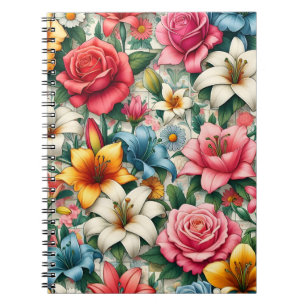 Botanische Beauty Tegel Notitieboek