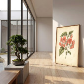 Botanische Begonia Prints - Canvas Kunst